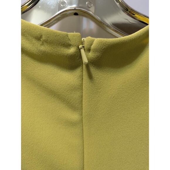 New Look Lime Green Cut-Out Sleeveless Sheath Dress Cocktail Party Size 2 - Picture 6 of 10